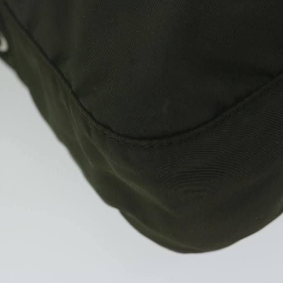 PRADA Shoulder Bag Nylon Khaki Auth 62330 - Picture 11 of 16